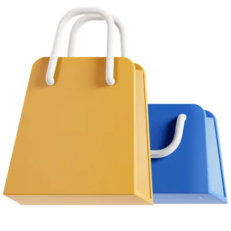 Shopping Bags  3D Illustration