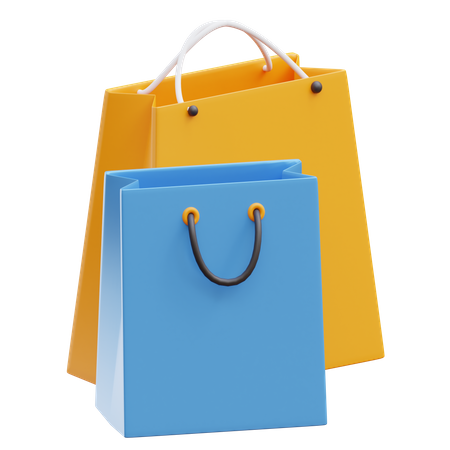 Shopping Bags  3D Illustration