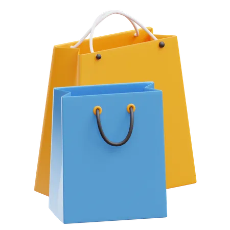 Shopping Bags  3D Illustration