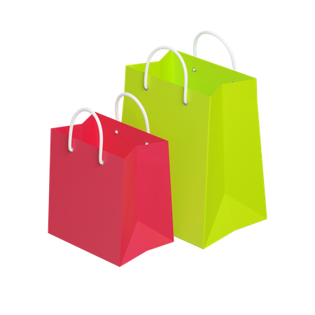 Shopping Bags  3D Illustration