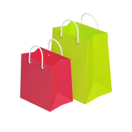 Shopping Bags  3D Illustration