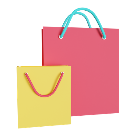 Shopping Bags  3D Illustration