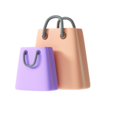 Shopping Bags  3D Illustration