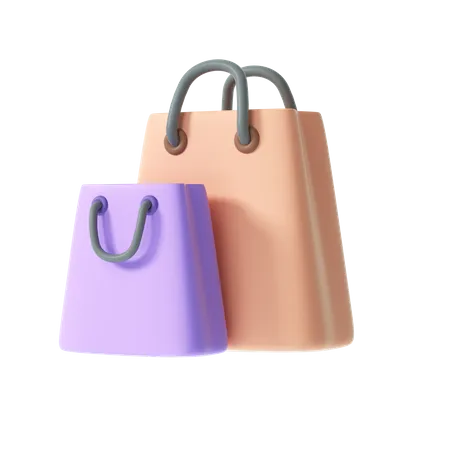 Shopping Bags  3D Illustration