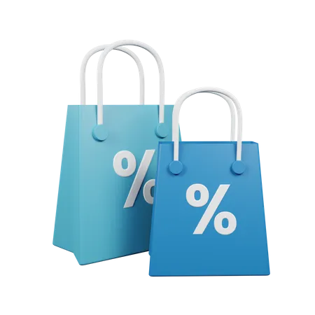 Shopping Bags  3D Illustration