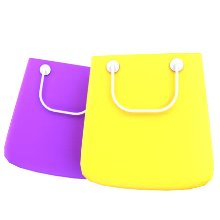 3 D Icon Shopping Bag Illustration 3D Icon