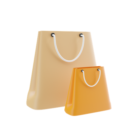 Shopping bags  3D Icon
