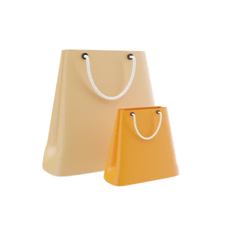 Shopping bags  3D Icon