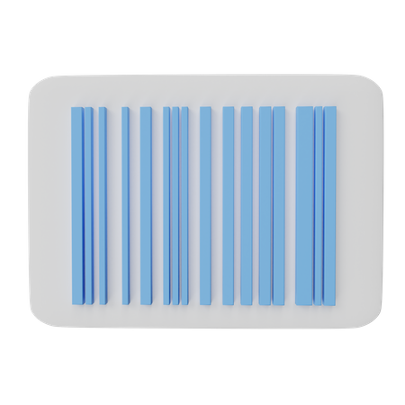 Shopping Barcode 3D Illustration