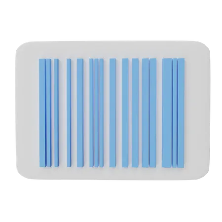 Shopping Barcode  3D Illustration