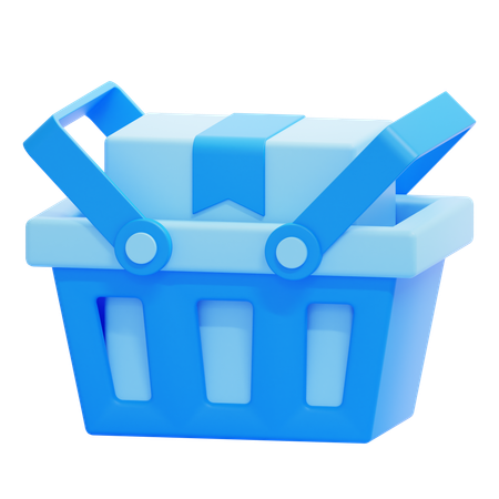 Shopping Basket  3D Icon