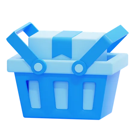 Shopping Basket  3D Icon