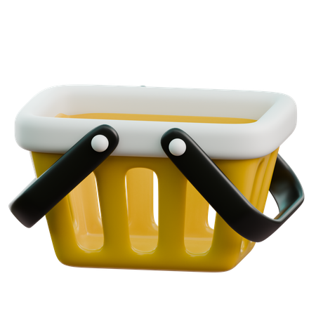 Shopping Basket  3D Icon