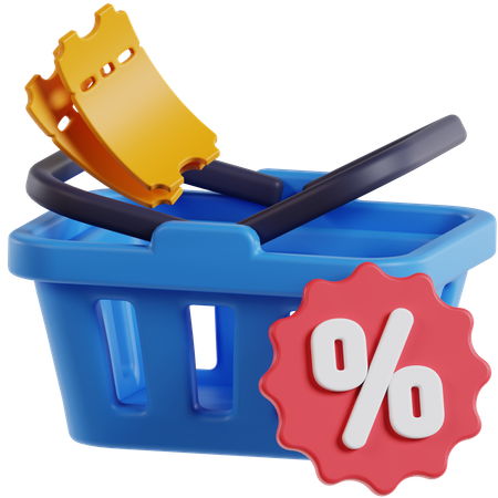 Shopping Basket  3D Icon