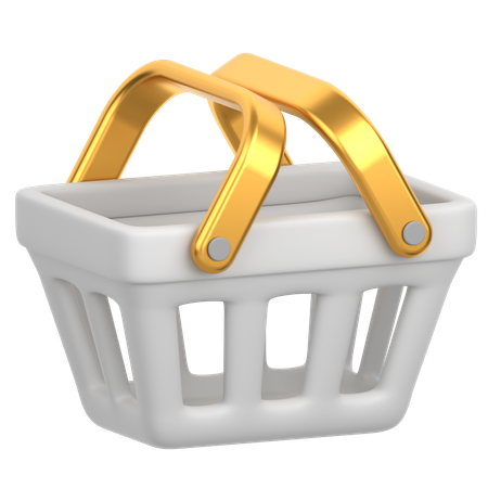 Shopping Basket  3D Icon