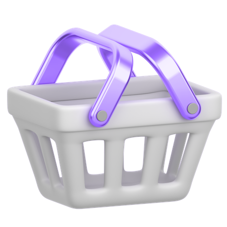 Shopping Basket  3D Icon