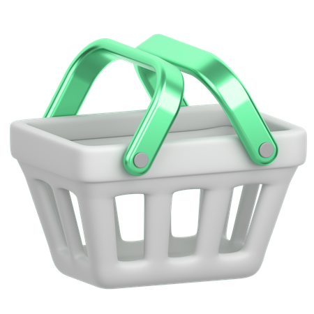 Shopping Basket  3D Icon
