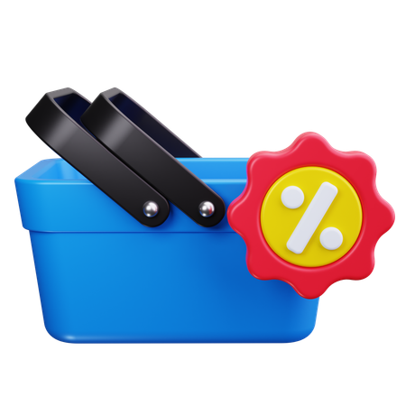 Shopping Basket  3D Icon