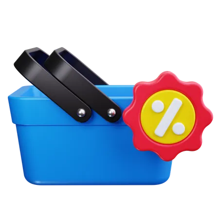 Shopping Basket  3D Icon