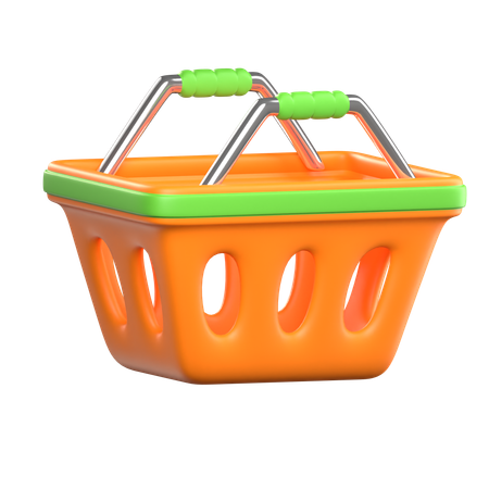 Shopping Basket  3D Icon