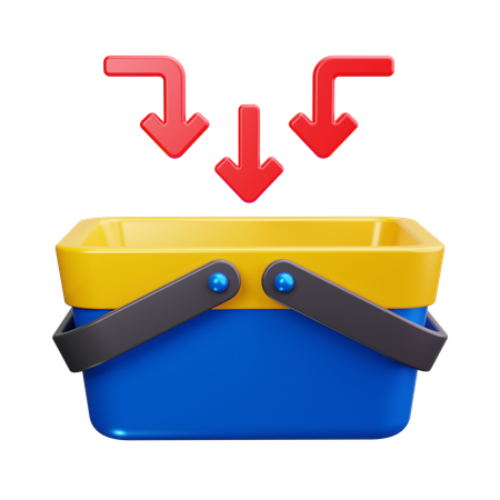 Shopping Basket  3D Icon