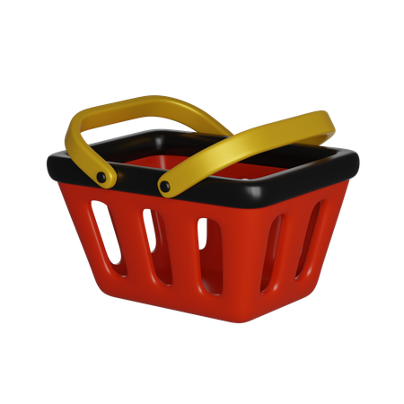 Shopping Basket  3D Icon