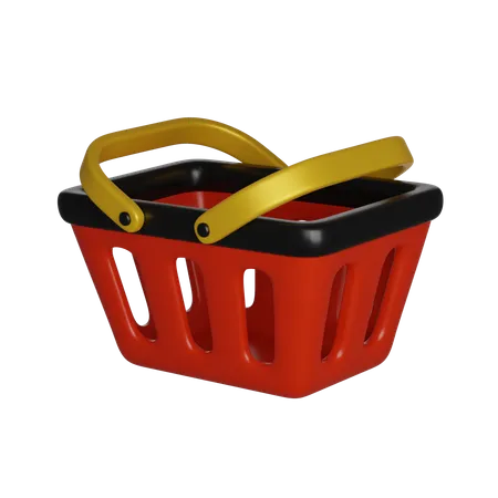 Shopping Basket  3D Icon