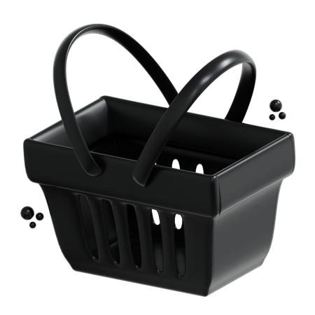 Shopping Basket  3D Icon