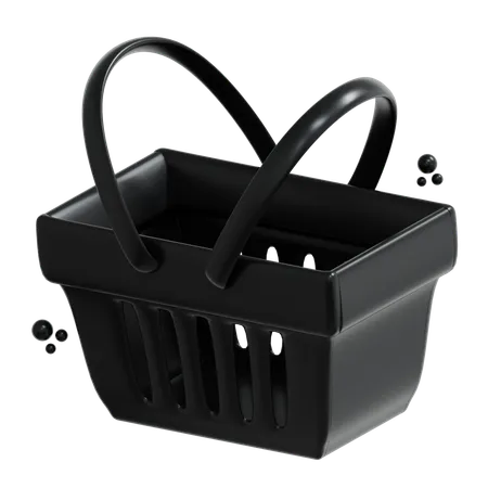 Shopping Basket  3D Icon