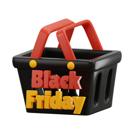 Shopping Basket  3D Icon