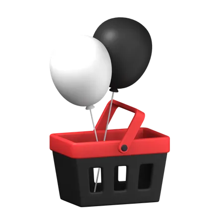 Shopping Basket  3D Icon