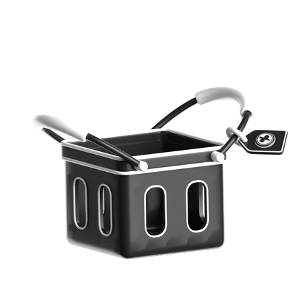 Shopping Basket  3D Icon