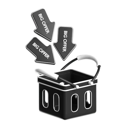 Shopping Basket  3D Icon