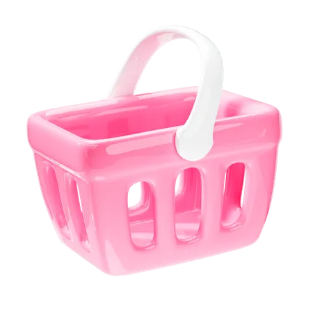 Shopping Basket  3D Icon