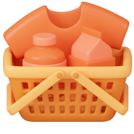 Shopping Basket  3D Icon