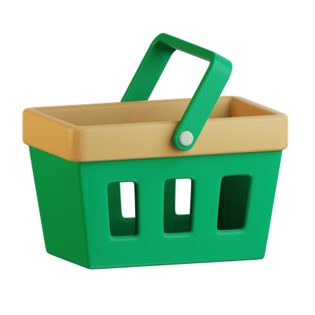 Shopping Basket  3D Icon