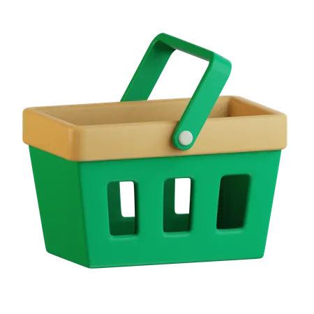 Shopping Basket  3D Icon