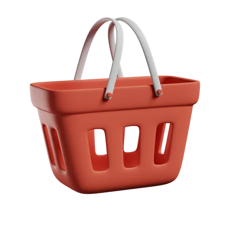 Shopping Basket  3D Icon