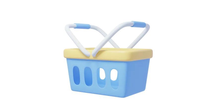 Shopping Basket  3D Icon