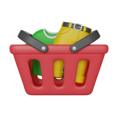 Shopping Basket  3D Icon