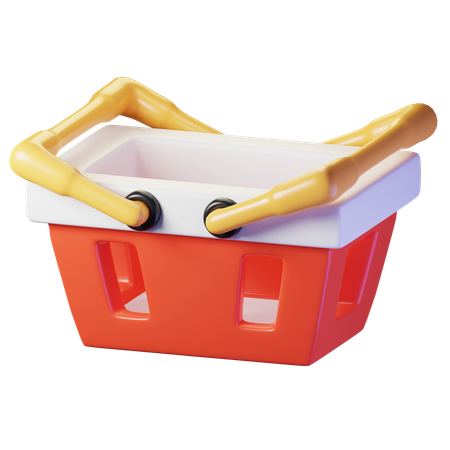 Shopping Basket  3D Icon