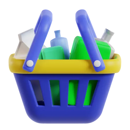 Shopping Basket  3D Icon