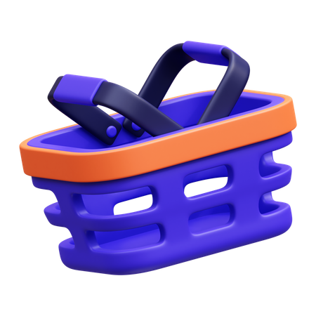 Shopping Basket  3D Icon