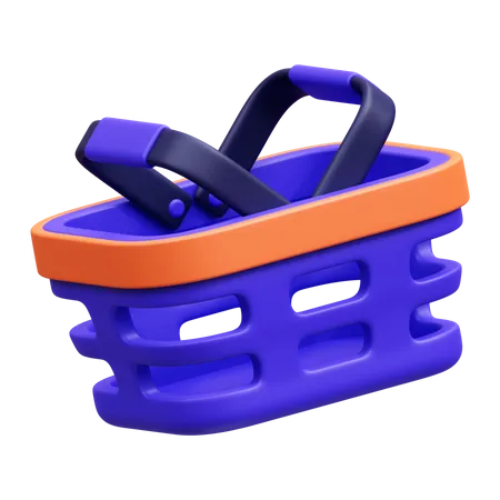 Shopping Basket  3D Icon