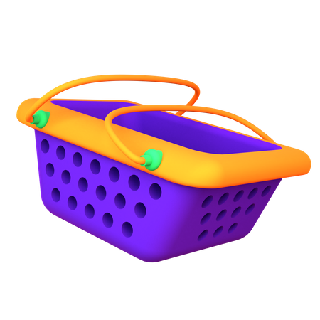 Shopping Basket  3D Icon