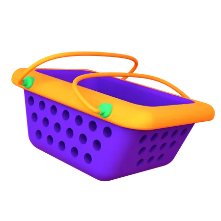 Shopping Basket  3D Icon