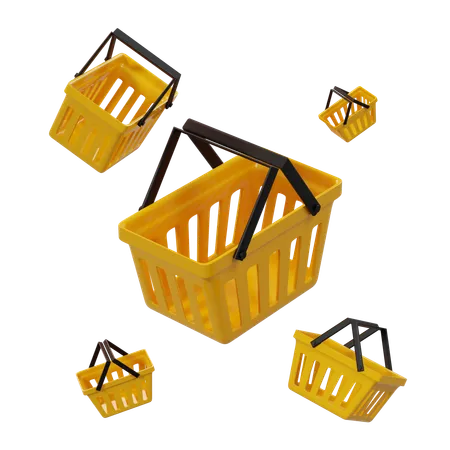 Shopping Basket  3D Icon