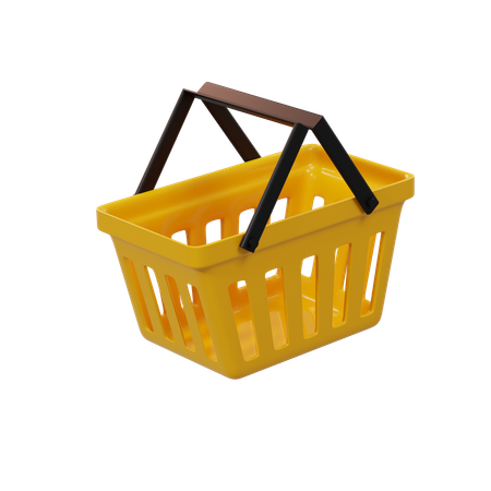 Shopping Basket  3D Icon