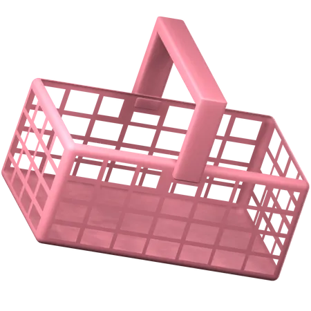 Shopping Basket  3D Icon