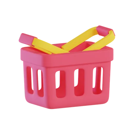 Shopping Basket  3D Icon